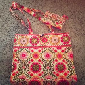 Vera Bradley purse and wallet set